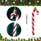 thumbnail image 2 of 12 Uds. Decoraciones para árboles de Navidad, bastón de caramelo colgante, decoración navideña, adornos de bastón de caramelo, colgante para árbol de Navidad (blanco-rojo), 2 of 5