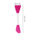 thumbnail image 4 of Unique Bargains 2 Pcs Smooth Facial Mask Brush Two-in-One Rose Red, 4 of 5