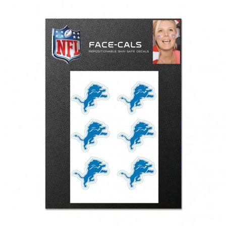 NFL Detroit Lions Tattoo Face Cals