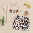 thumbnail image 2 of Gubotare Summer Clothes for Toddler Boys Toddler Baby Boy Outfits Mama's Boy T-Shirt Short Sleeve Tops Shorts Sets 12 18 Months (Beige,12-18 Months), 2 of 7
