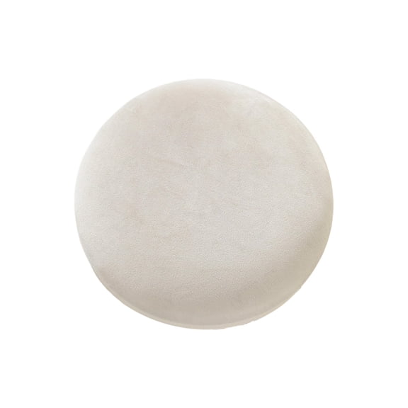 Adjustable Round Linen Bar Stool Cover with Elastic Fabric for Swivel and Rolling Seats - Fits 14-18 Inch Cushions for Home, Salon, and Office Use