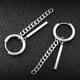 thumbnail image 5 of de material acero Inoxidable Cuelga Los Pendientes Pendientes para Los Hombres de Las Mujeres Salvador Pendientes colgantes con borlas, 5 of 7