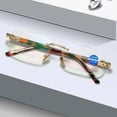 thumbnail image 3 of 3 Pairs Rimless Reading Glasses Blue Light Blocking Readers Presbyopic Glasses, 3 of 3