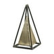 thumbnail image 2 of Decoración de Mesa Pirámide de Metal en Bronce y Negro de Cheung, 2 of 4