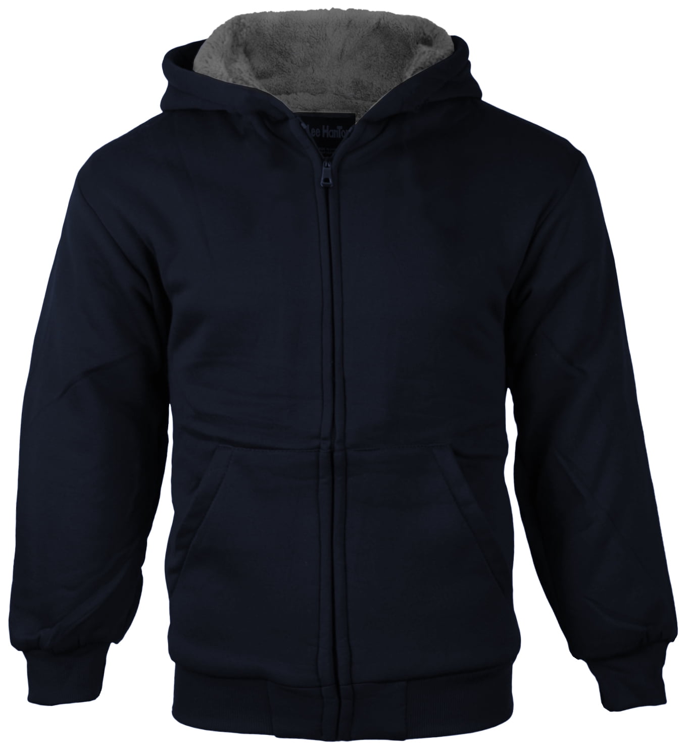 VKWEAR - Boys Kids Soft Sherpa Lined Zip Up Hoodie Jacket (2XL (20 or ...