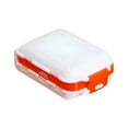 thumbnail image 2 of COM1950s Boîte Organisatrice de Pilules Portable, Distributeur de Médicaments de Voyage avec Séparateurs Ajustables, Conteneur de Pilules Quotidien Compact 3.9X2.8X0.8 Pouces pour Vitamines et Comprimés, 2 of 9