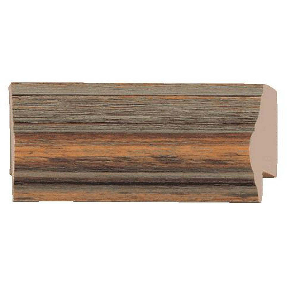Picture Frame Moulding (Wood) Rustic Wood Finish 1" width 9/16