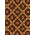 thumbnail image 1 of Ahgly Tapis Rectangulaire Lavable en Machine Intérieur Rouge Nuit, 3 Pieds x 5 Pieds, 1 of 7