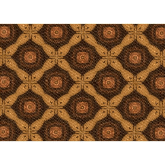 Ahgly Company Machine Washable Indoor Rectangle Transitional Night Red Area Rugs, 2' x 3'