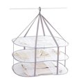 thumbnail image 1 of Looca 3-Tier Folded Mesh Clothes Hanging Dryer Sweater Drying Rack 30.3" L 24.5" W30.7 H, 1 of 2
