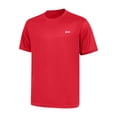 thumbnail image 2 of Comdrip Women's Workout Short Sleeve Crew Neck Loose Lightweight Cute Shirts Upf 50+ Quick Dry Athletic Sun Protection Rash Guard Tops Red M, 2 of 4
