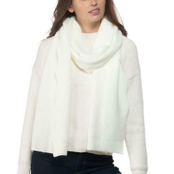 allbrand365 Designer Chevron Knit Muffler Scarf Womens