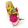 thumbnail image 4 of Flmtop Parrot Bird Bites Climb Pull Toy Hanging Brushed Paper Strip Rope Pet Cage Decor Random Color, 4 of 6