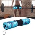 thumbnail image 1 of Almohadilla de pesas portátil para levantamiento de pesas, equipo de entrenamiento de pesas, cojín de fuerza, gimnasio, entrenamiento de cadera, Azul Cola Almohadilla para barra, 1 of 8