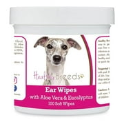 Whippet Ear Cleaning Wipes with Aloe & Eucalyptus for Dogs - 100 Count