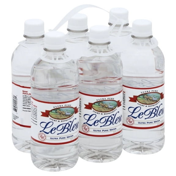 Le Bleu Ultra Pure Water, 20 Fl. Oz., 6 Count