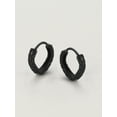 thumbnail image 5 of ChainsProMax Octopus Hoop Earrings for Men Women, Black/18K Gold Plated 316L Stainless Steel Earrings, 5 of 9