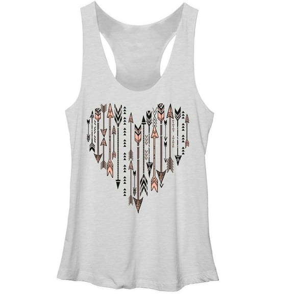 Women's Lost Gods Arrow Heart Racerback Tank Top