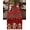 Red, variant on Table Runner Dresser Scarves 48 Inch Long,Winter Gingerbread Man Xmas Ball Linen Dining Table Runners
