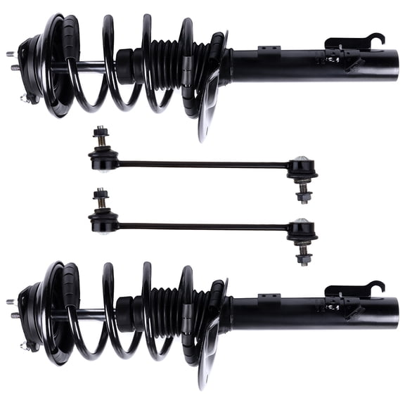 CCIYU Complete Suspension Kit Fits 08 for Focus Includes Strut Spring Assembly, Stabilizer Bar Link