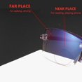 thumbnail image 4 of Rimless Diamond-Cut Reading Glasses Anti-Blue Light And Blue Film Integrated, 4 of 7