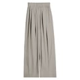 thumbnail image 5 of Women's Spring Satin Straight Leg Pants Loose Casual Comfort Fit, 5 of 7