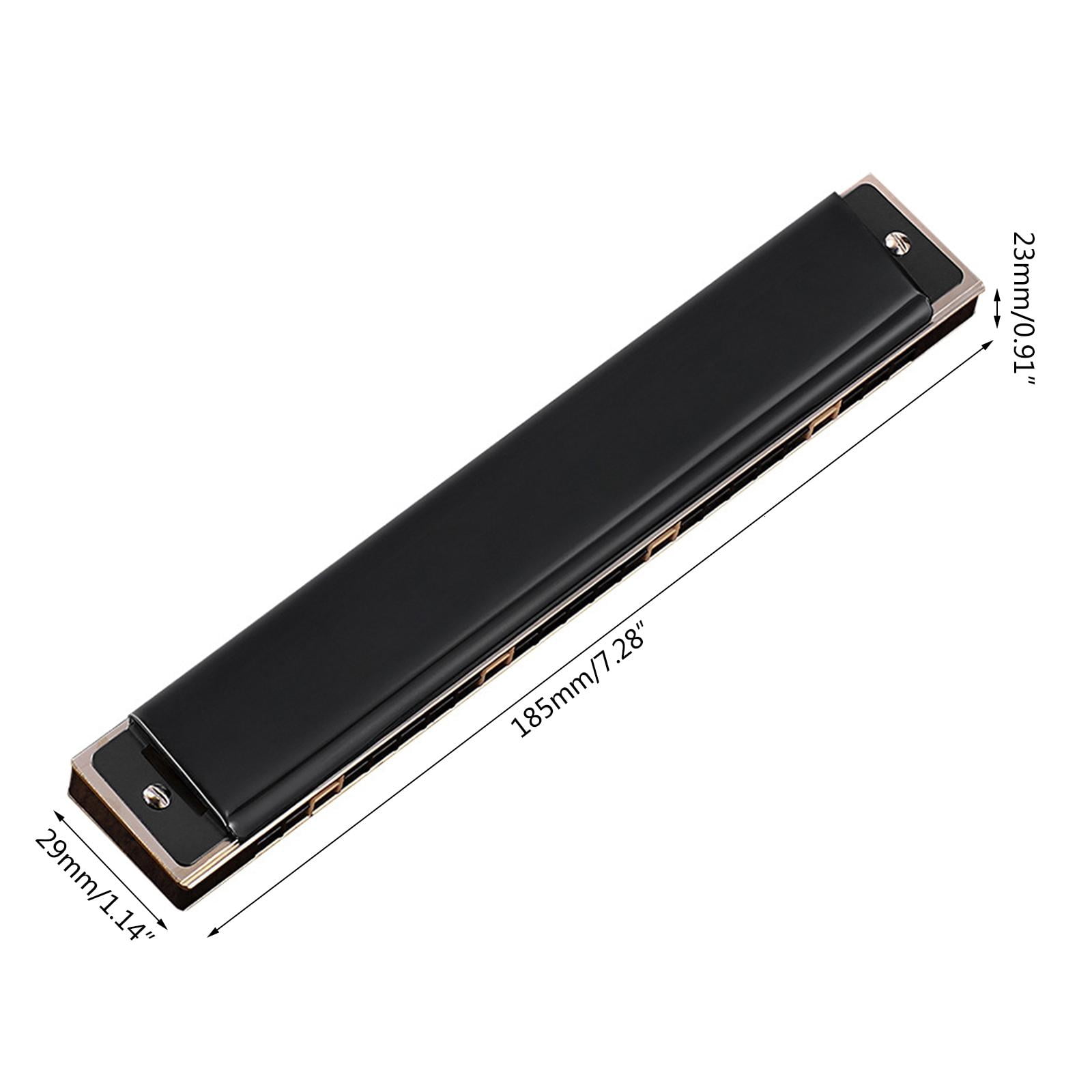 LIANXUE C for Key Harmonica 24 Holes,Performance Tremolo Harmonica for Adults Beginner K