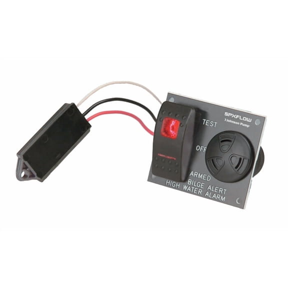 Johnson Pump #72303 BilgeAlert Hi Water Alarm w/Mirius, 12V