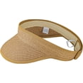 thumbnail image 5 of LinYooLi Straw Visor Hats for Womens Visor Sun Hat Summer Sun Protection Beach Caps Wide Brim Hat Outdoor Teens, 5 of 9
