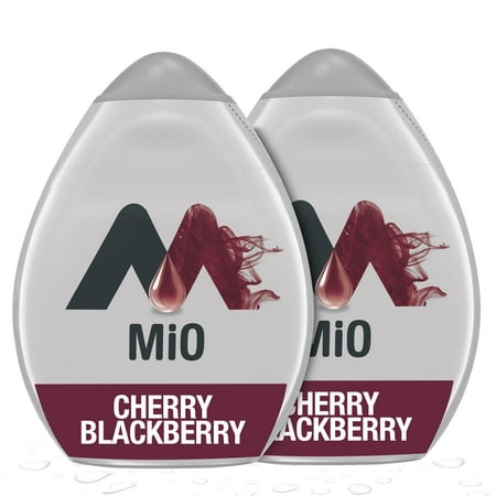(2 pack) (2 Pack) MiO Cherry Blackberry Sugar Free, Caffeine Free Liquid Water Enhancer, 1.62 fl oz Bottles