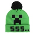 thumbnail image 2 of Minecraft Exploding Creeper Ensemble Tuque à Pompon et Gants pour Enfants, 2 of 7