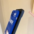 thumbnail image 5 of iPhone 13 Case Soft Silicone Puffer Case Shockproof Down Jacket Phone Case-Blue, 5 of 5
