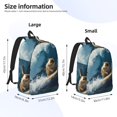 thumbnail image 2 of Rocae Surfing Guinea Pig for Canvas College Laptop Backpack for Men Women-Medium, 2 of 5