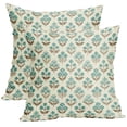 thumbnail image 2 of 18X18 Inch Floral Print Pillow Cover, Soft Decorative Throw Pillowcase With Elegant Botanical Pattern, Pack Of 1, For Couch, Sofa, Living Room, Bedroom, Home Decor For Family And, 2 of 4