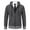 Gray, variant on MuZeFu Winter Coats for Men 3x Men's Fashion Casual Solid Color Zipper Pockets Long Sleeve Hooded Casual Outwear Coat