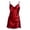 Wine, variant on QASIEATN Women's Satin Like Nightgown Elegant Cowl Neck Nightdress Sexy Soft Silky for Comfortable Night Wear Womens Sleepwear