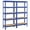 Blue, variant on Topeakmart 60''H  5-Tier Metal Boltless Adjustable Storage Shelf, Black