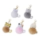 thumbnail image 5 of Sonducket Llavero elegante para amantes de los gatos, práctico y bonito llavero con anilla para llaves, tacto suave Accesorios de disfraces Gris, 5 of 6
