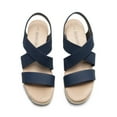 thumbnail image 4 of DREAM PAIRS Womens Platform Espadrilles Wedge Sandals, Slip on Elastic Ankle Strap Sandals for Women Casual Dressy Summer, 4 of 6