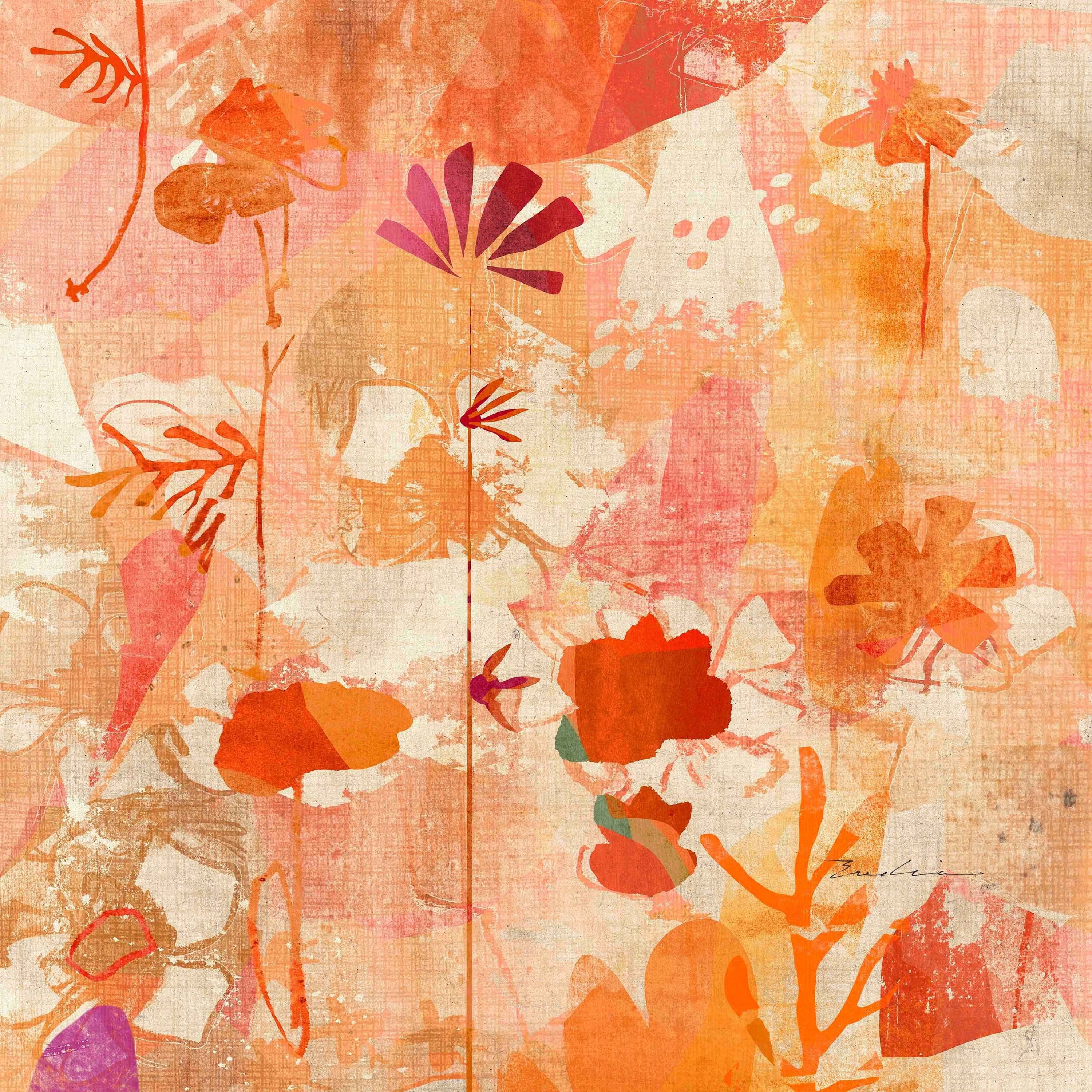 "Summer Sun Is Faint" Painting Print on Wrapped Canvas