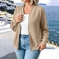 thumbnail image 2 of Aezemi Womens Sports Sweatshirts Full Zip Lightweight Long Sleeve Fashion Tops Winter Fall Trendy Zip up Workout Outfits XXL, 2 of 7