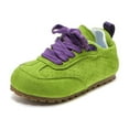 thumbnail image 5 of Gubotare Big Girl Shoes Toddler Shoes Boys Girls Barefoot Shoes Kids Breathable Walking Running Shoe Slip On Sneakers Lightweight Outdoor Athletic Tennis Shoe Size 3 (Green,Big Kids 3), 5 of 9