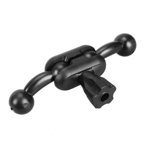 17mm Double Ball Mount Arm Extension Rod with Adjustable Angle for Car Phone Holder and Navigation Stand Video Light Rig