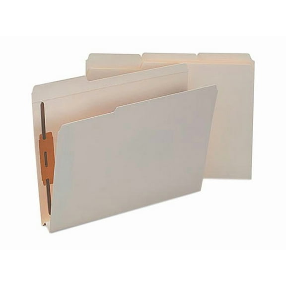 Smead 14595 1 1/2 Inch Expansion Folder, Two Fasteners, 1/3 Top Tab, Letter, Manila, 50/Box
