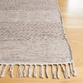 thumbnail image 3 of SAFAVIEH Montauk Karlene Geometric Cotton Runner Rug, Ivory/Steel Grey, 2'3" x 16', 3 of 8