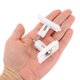 thumbnail image 5 of 2Pcs Bisagra de Tapa de Asiento de Inodoro, Tornillos Rectangulares de Agujero Ciego de 50mm con Tuercas y Arandelas para Tapa de Asiento de Inodoro, Blanco, 5 of 7