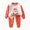 H154-Red, variant on TOWED22 Infant Kids Girl Fall Winter Clothing Outfits Long Sleeve Crewneck Top and Relaxed Pants Set Cute Print Clothes 2 Piece(Watermelon Red,6-12 M)