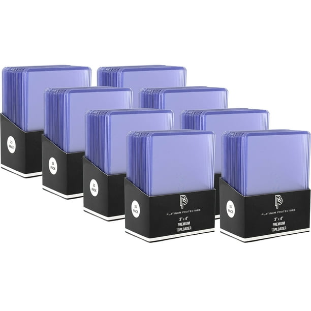 Platinum Protectors Trading Card Sleeves, Toploader Card Protectors for