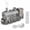 Silver, variant on Train Diffuser, 300ml Vintage Steam Train Essential Oil Diffuser with Remote Control, LED Light & Timer, Copper
