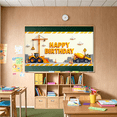 thumbnail image 4 of Construction Themed Happy Birthday Backdrop Banner with Cranes Mixers Party Decorations for Birthday Party Photo Booth Supplies Kids Celebration Background Decor, 4 of 7